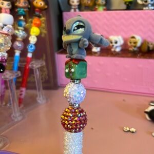 Christmas themed beadable  pen